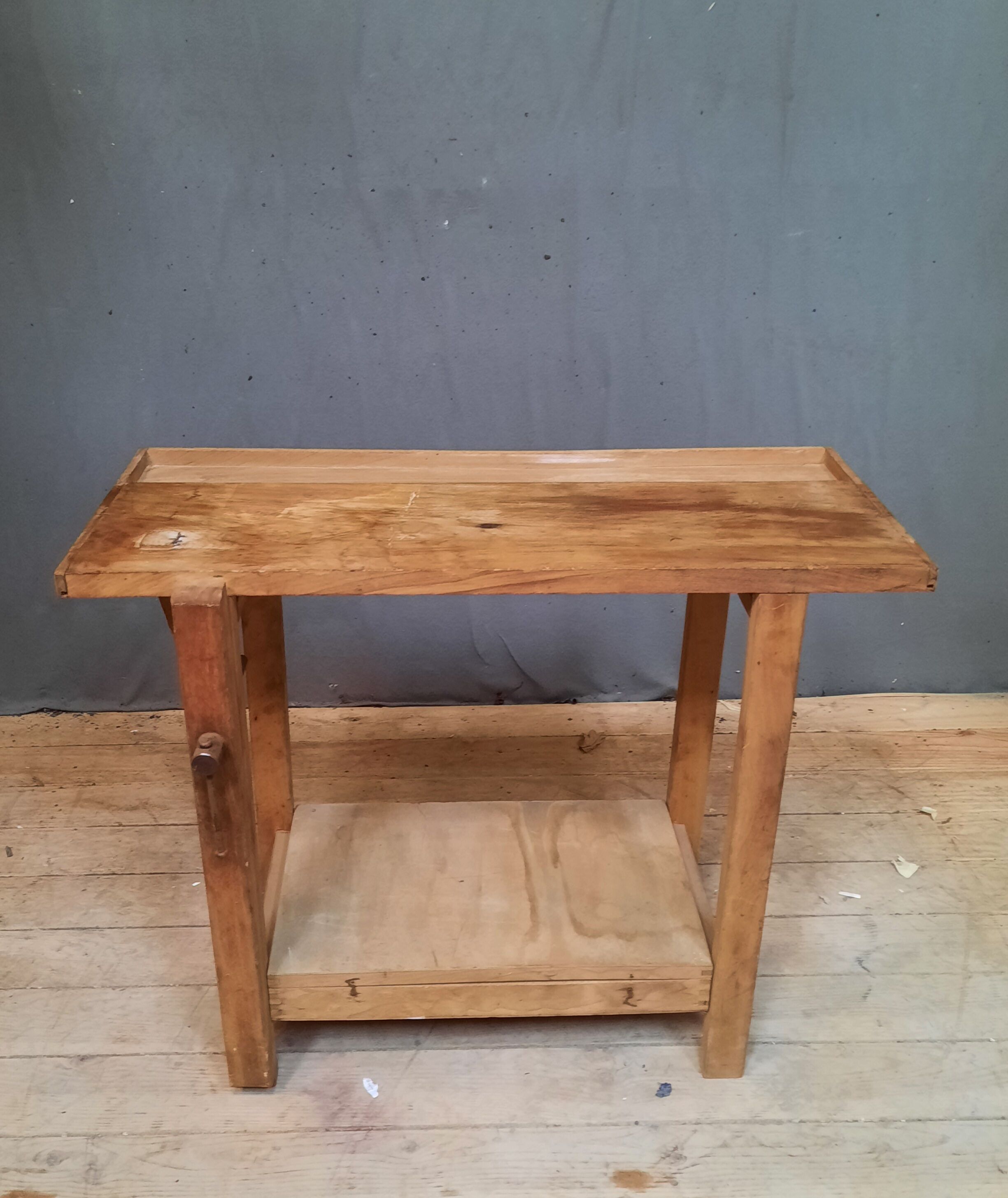 Wooden set for children with tools