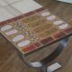 Ceramic and metal coffee table 1970