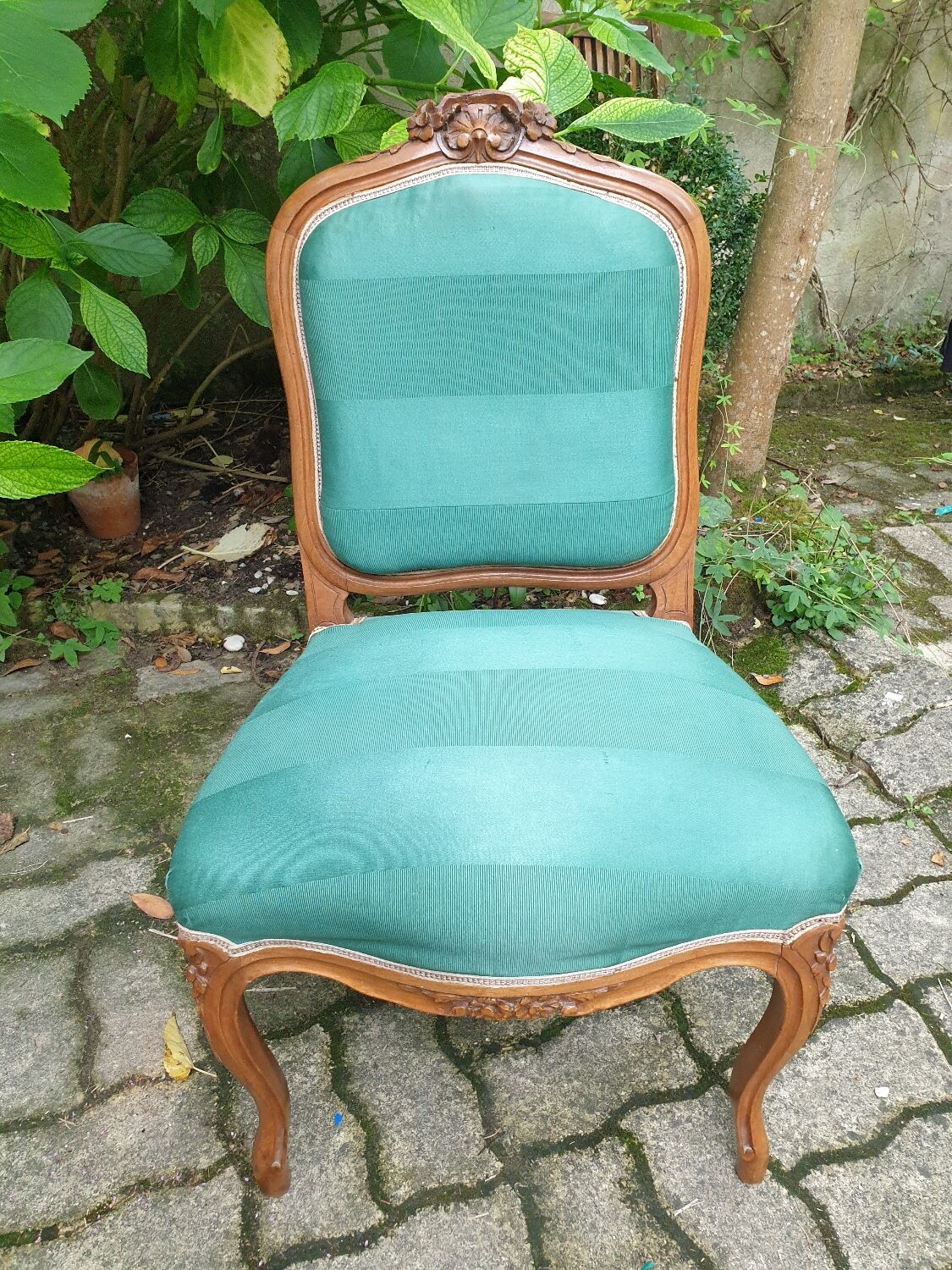 Louis XV upholstered armchair