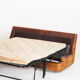 Vintage leather sofa - Convertible into a bed - France, 1990s