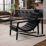 EILEEN GRAY designer & ECART INTERNATIONAL - "Transat" Armchair 1927