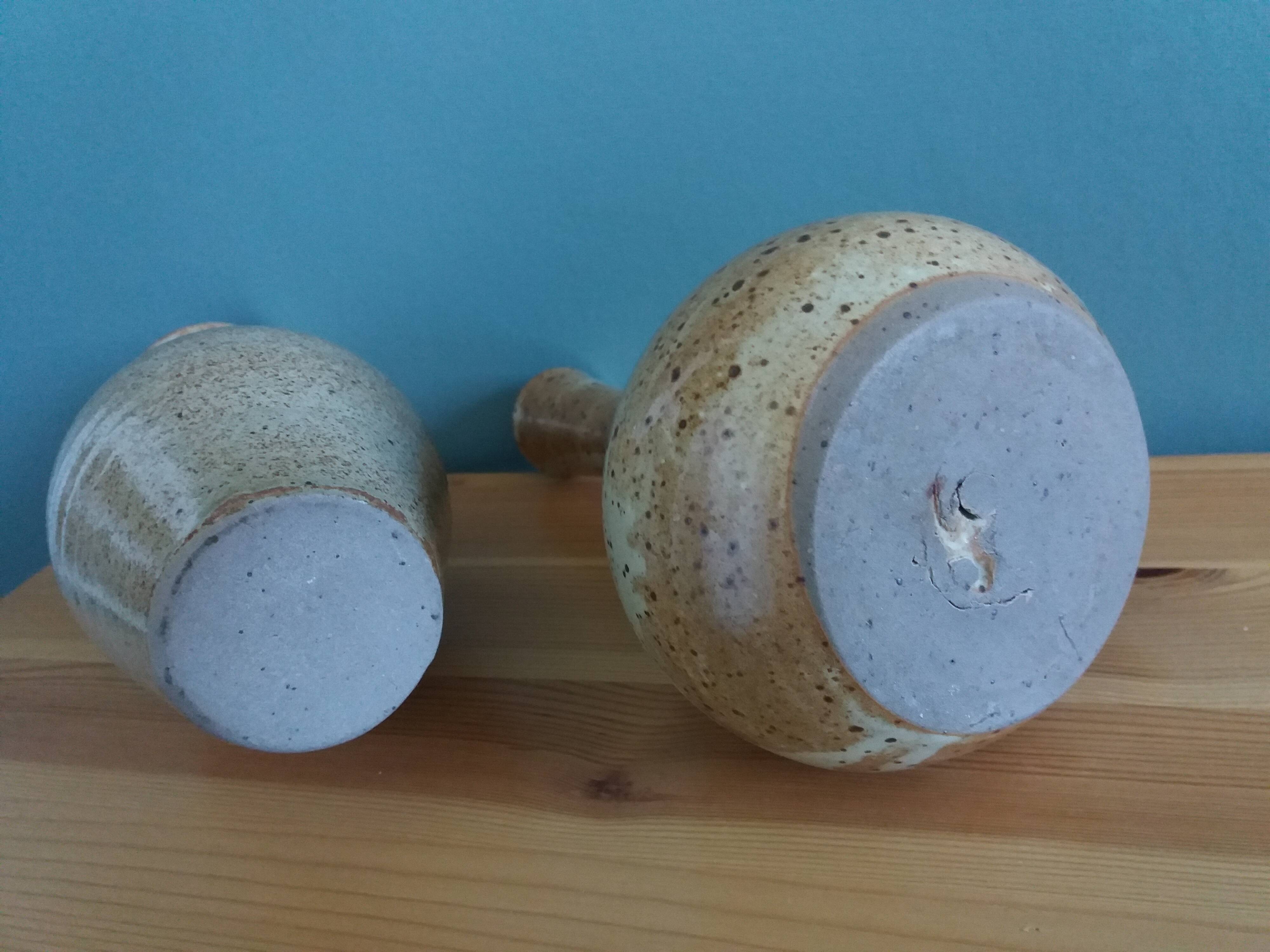 Stoneware vases