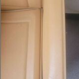 Pair of chairs with Italian design leather armrests