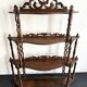 Large Napoleon III turned wood shelf, France 19th century