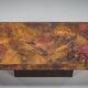 Vintage copper coffee table by Bernhard Rohne, 1970s