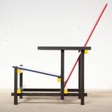 Red and blue chair Gerrit Rietveld by Cassina