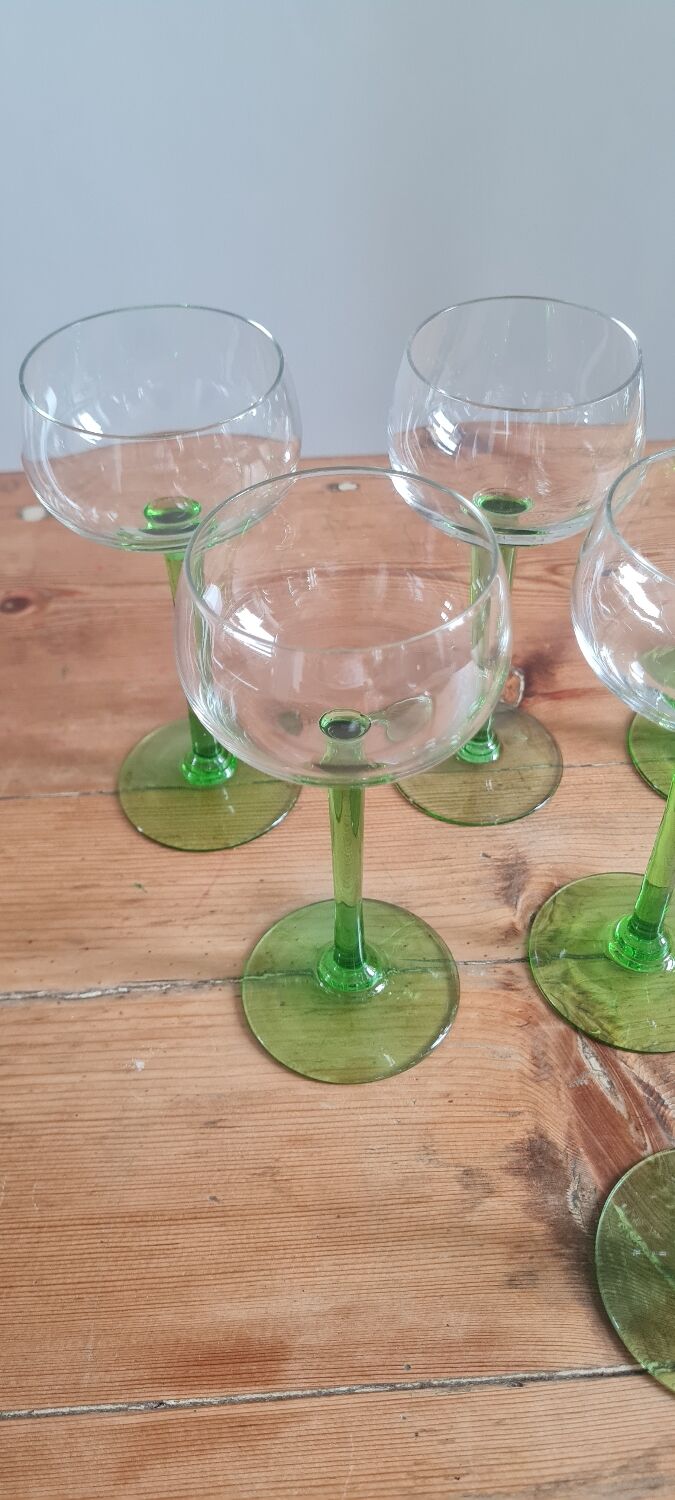 Set of 8 Alsace wine glasses