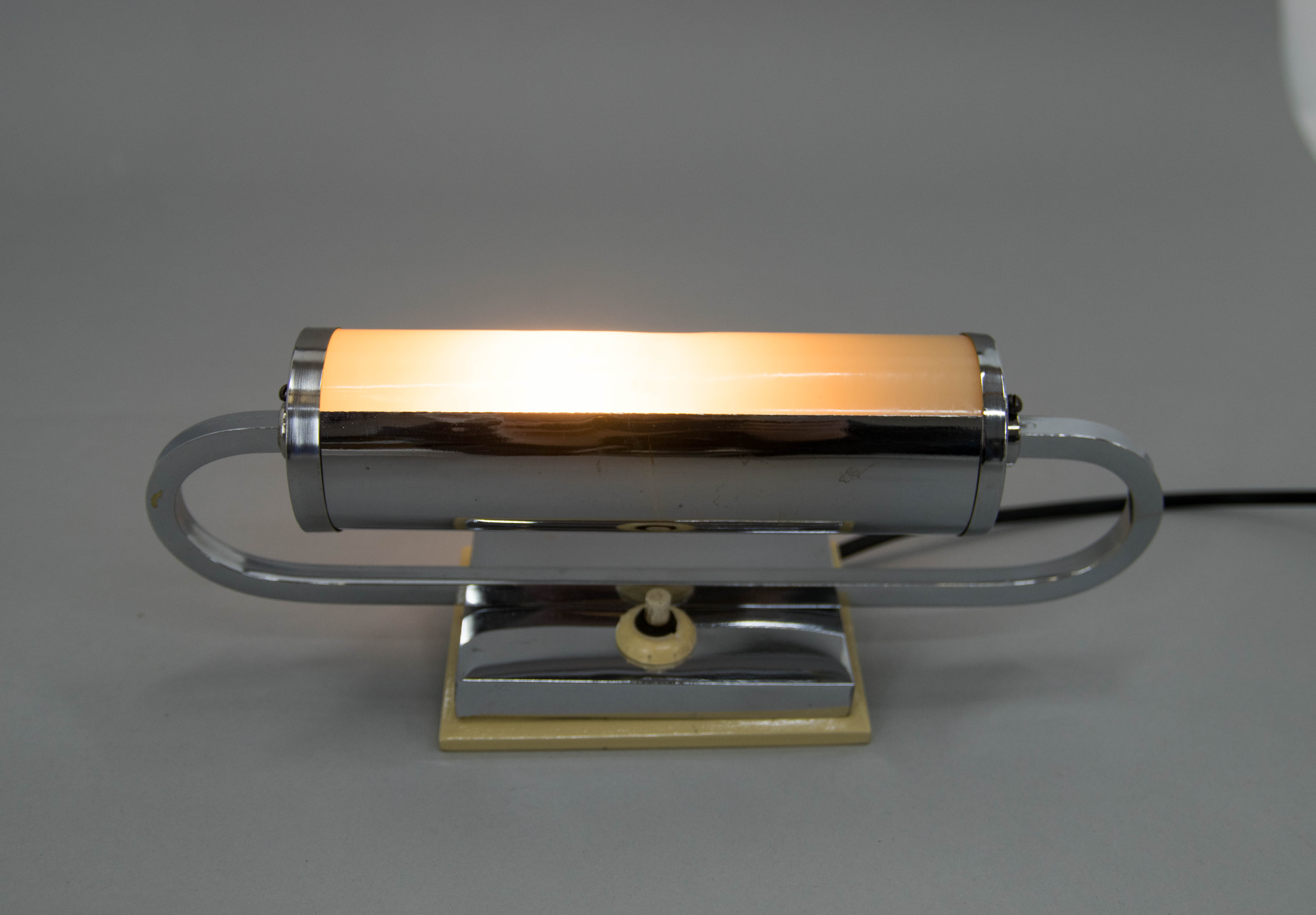 Pair of functionalist wall lights, 1930s