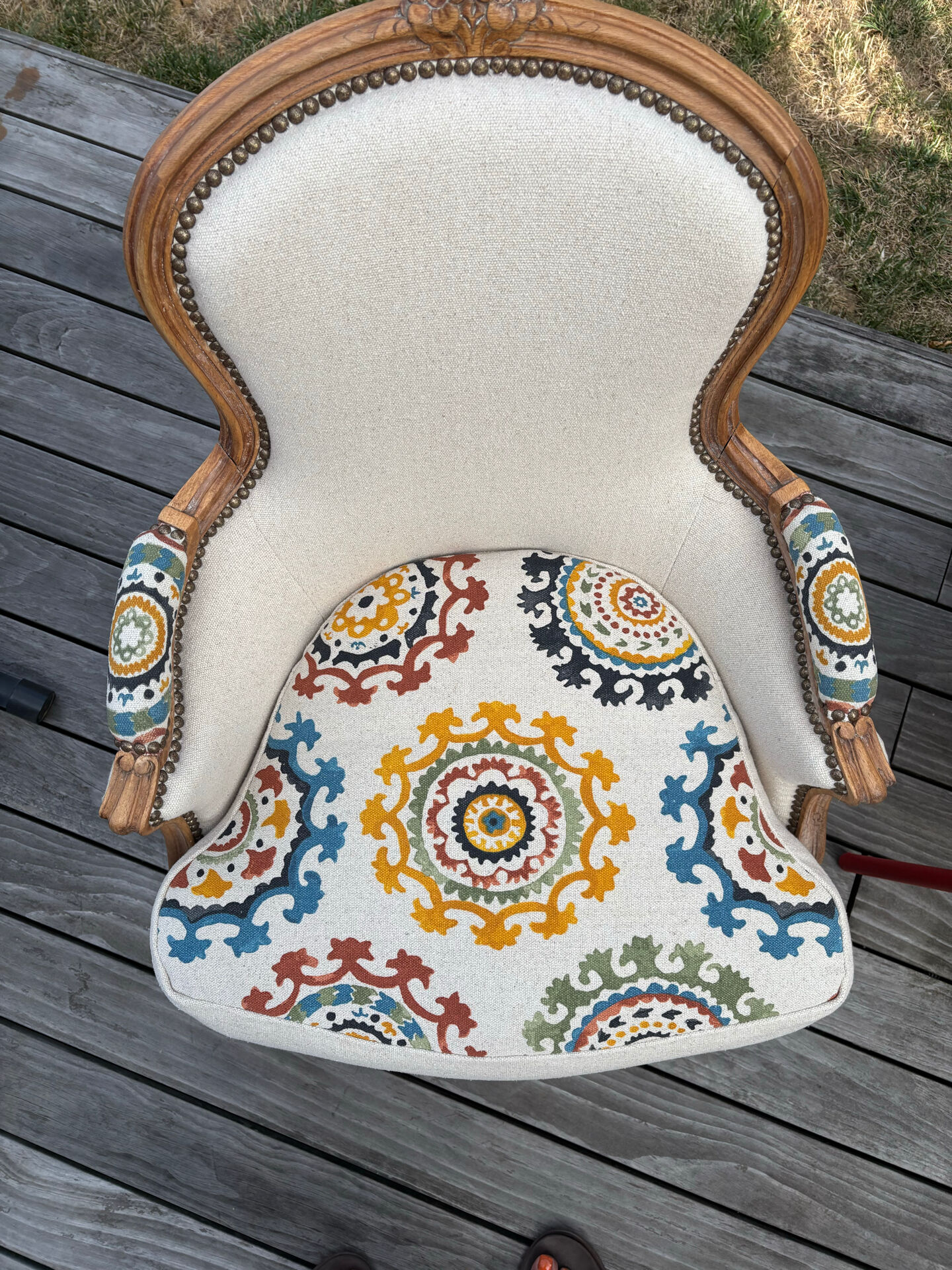 Bergère armchair in Louis XV style
