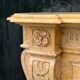 Napoleon iii style lamartine yellow marble fireplace circa 1880
