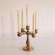 Vintage Scandinavian brass chandelier 1970