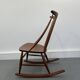 Mid-Century Rocking Chair by Illum Wikkelsø for Niels Eilersen