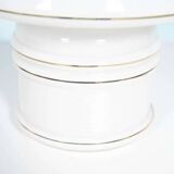 Vintage glass table lamp from the 70s, space age mushroom.