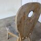 Set of 2 Rustic Primitive Wooden Chairs / Weathered Farmhouse Dining Chairs