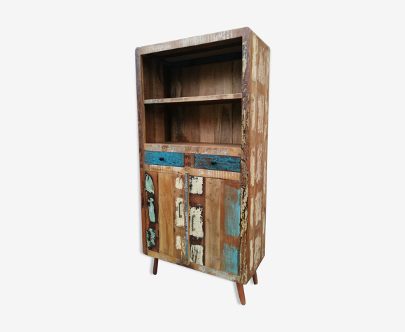 Unduly scanned wooden scandus recycled solid wood and cast iron handles