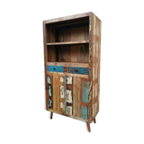 Unduly scanned wooden scandus recycled solid wood and cast iron handles