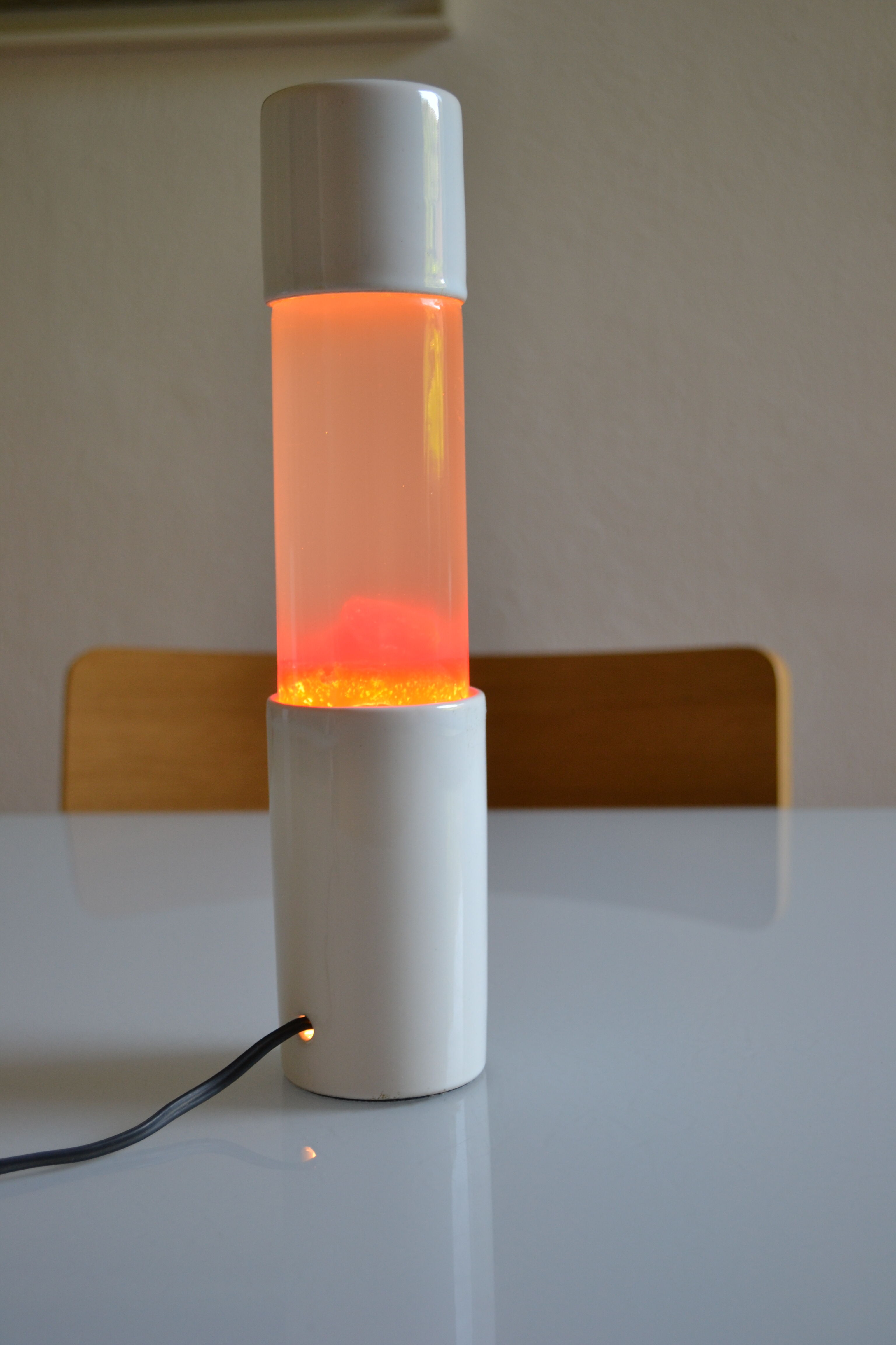 Psychedelic lamp 70's lava space age