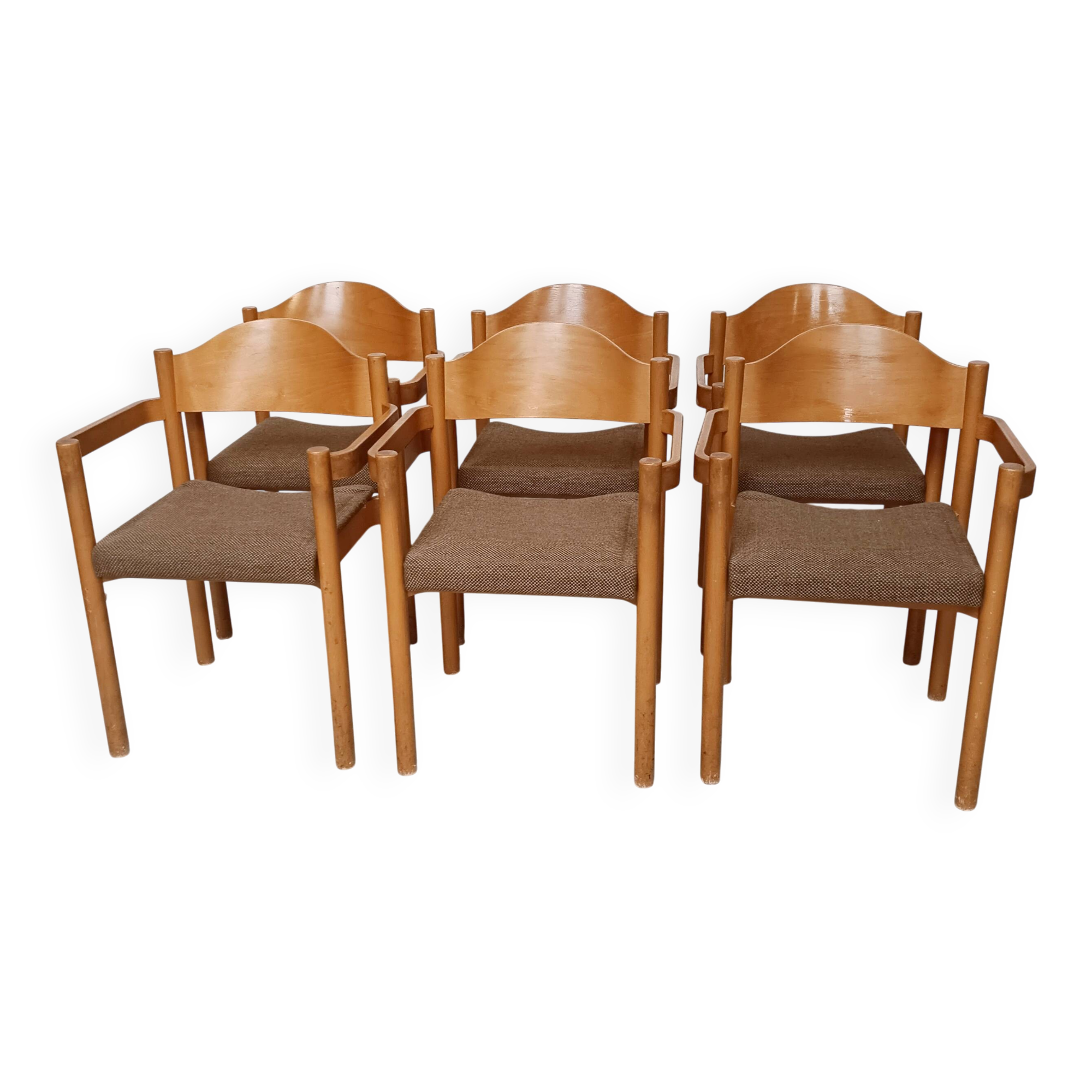 6 chaises Hiller, 1980