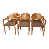 6 chaises Hiller, 1980