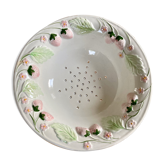Salad bowl fruit drainer frieze strawberry slurry