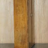 Double Art Deco wardrobe circa 1930 in satin walnut.