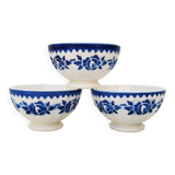 Small bowls earthenware vintage floral decoration.