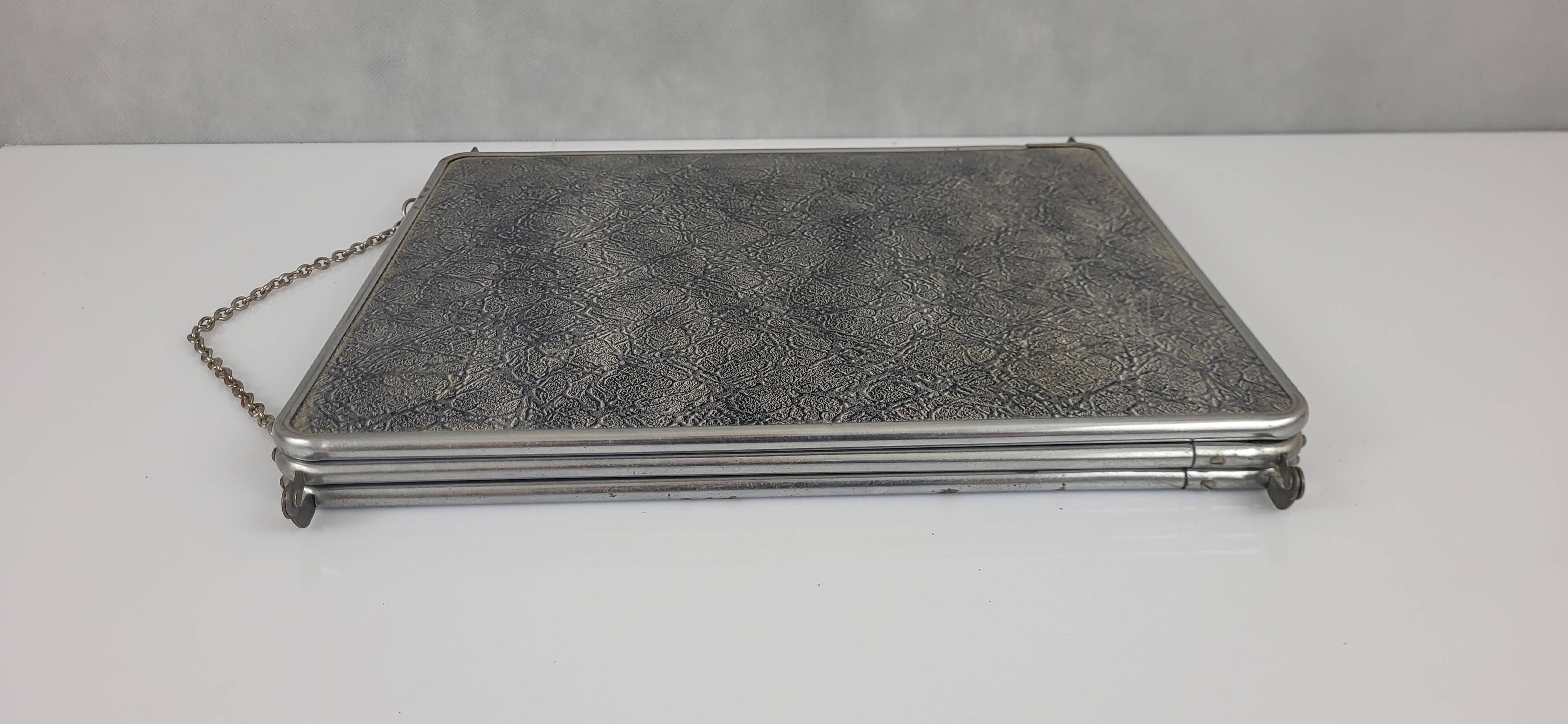 Vintage triptych mirror & barber's cabinet, 1930s