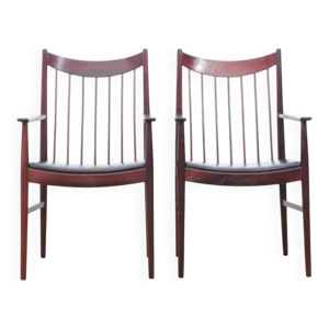 Paire de Fauteuils, bout - arne vodder