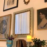 Old wood mirror