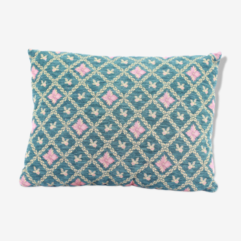 Coussin vintage vert