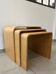 Nest of three coffee tables