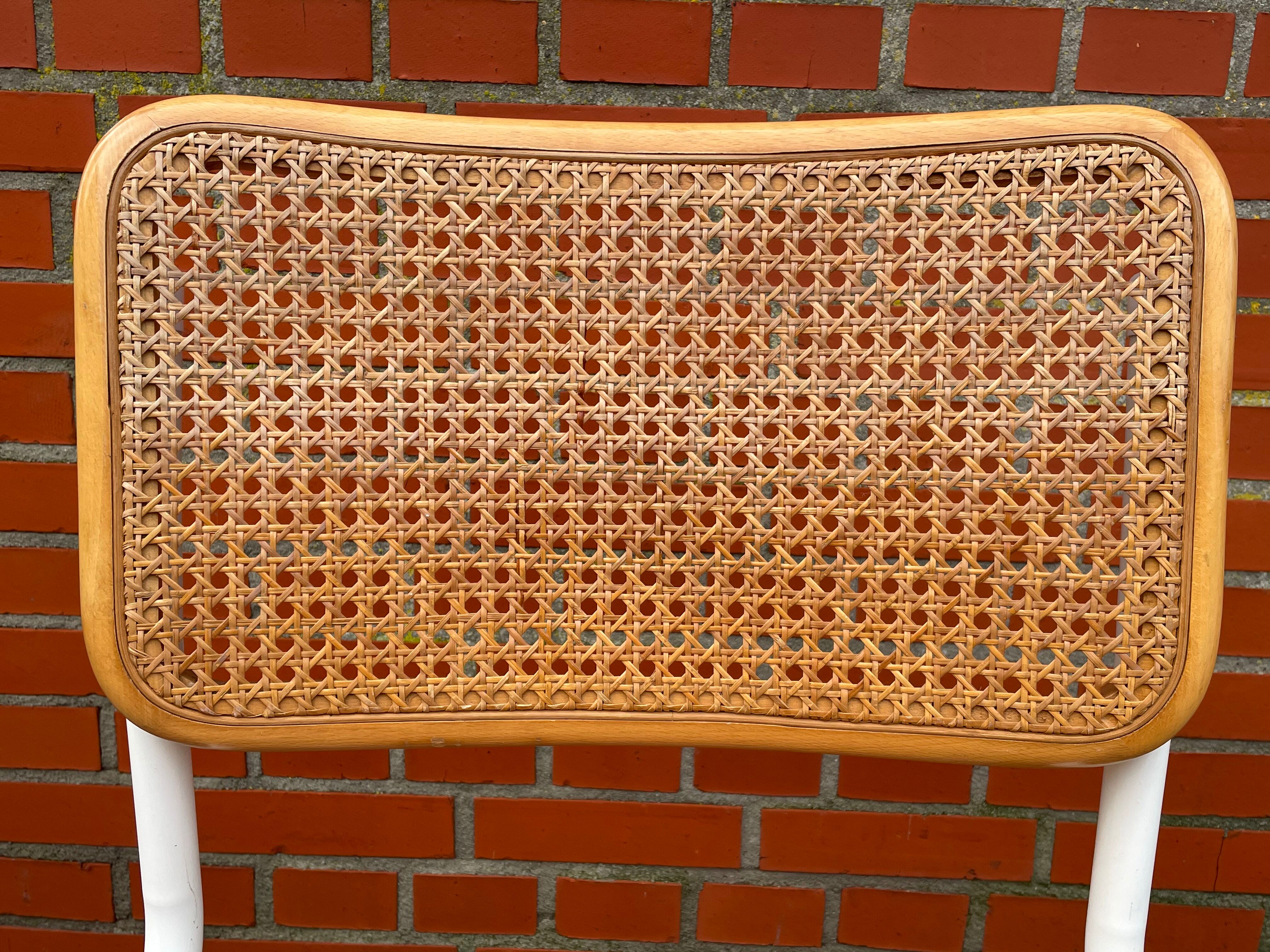 Ensemble de 4 chaises modèles Cesca de Marcel Breuer