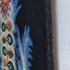 Tapisserie fleur design années 70