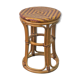 Rattan bamboo stool