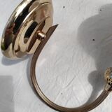 Pair of wall sconces with floral lampshades