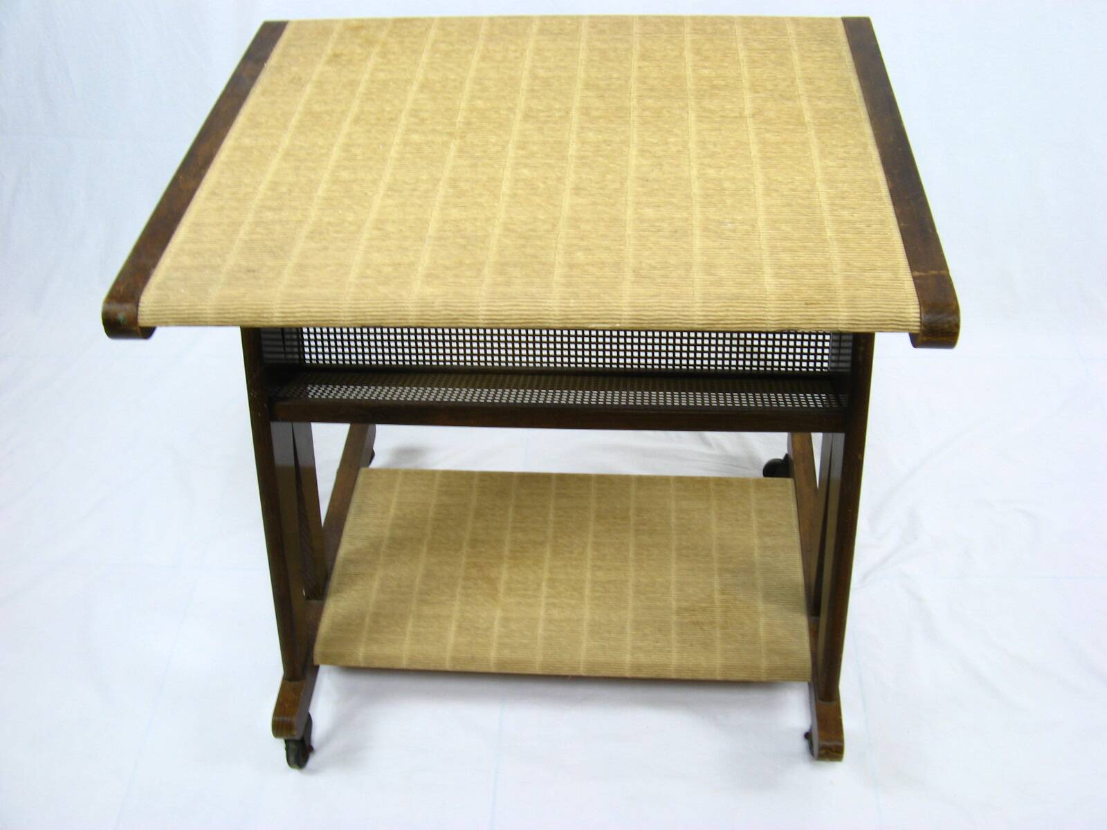 Jullian serving unit on wheels, vintage