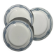 3 Flat plates Terre de fer Carina U&C Sarreguemines