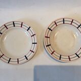 Vintage Basque style plates