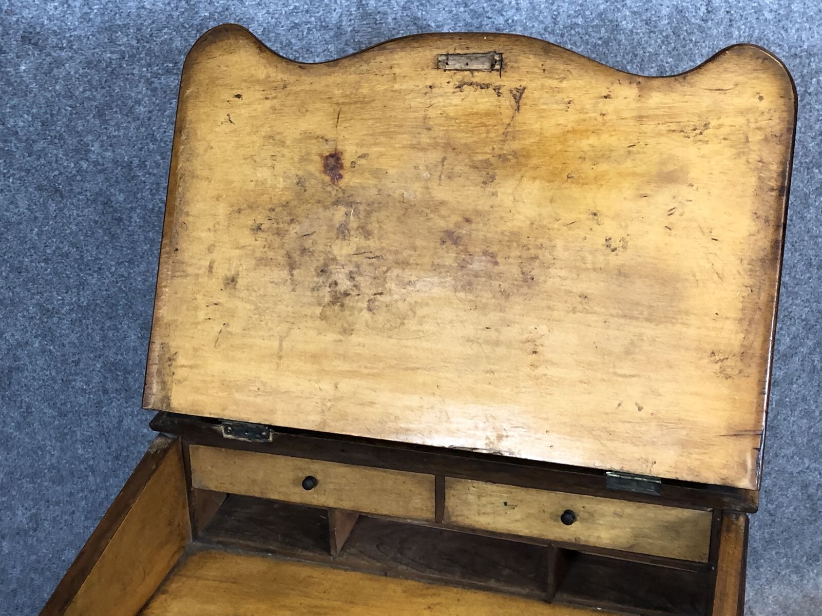 Bureau Davenport Victorien XIXème en noyer