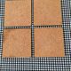 Set of 4 “The 50s” coasters. Reproduction on cork