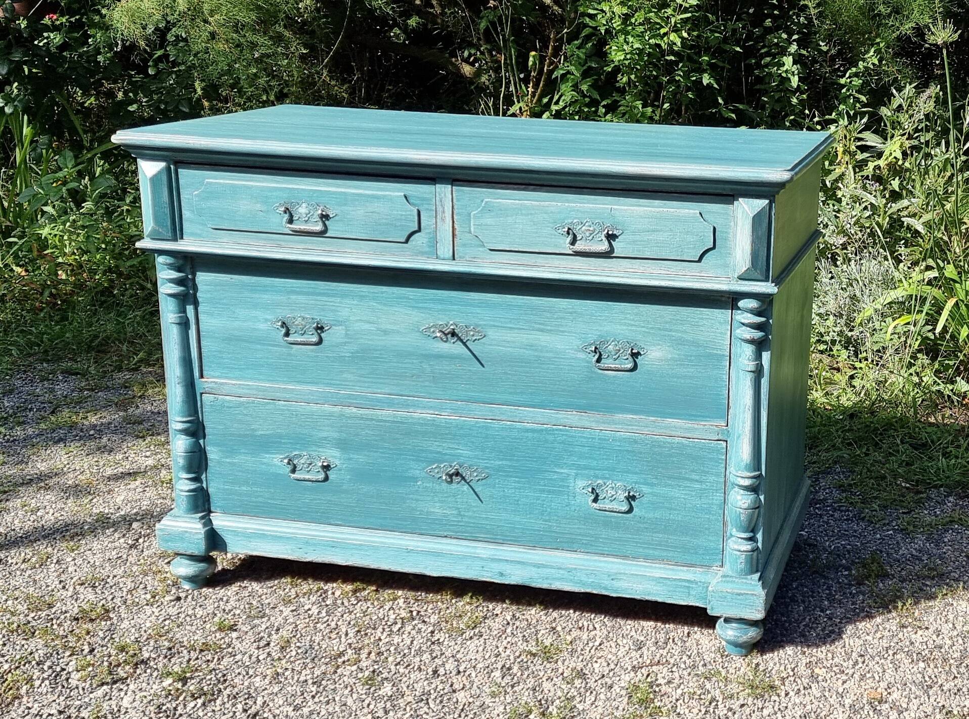 Grande commode rétro 4 tiroirs