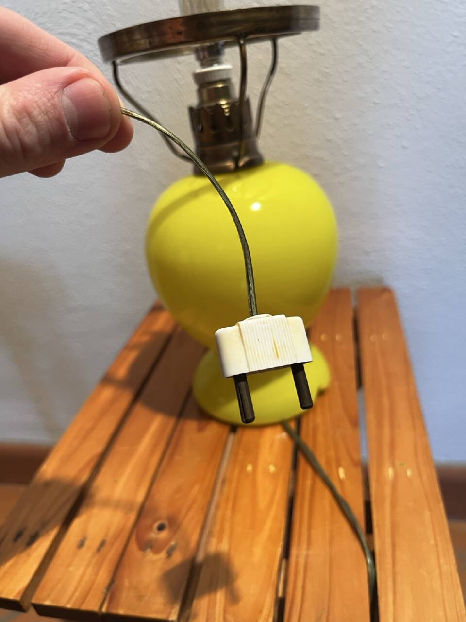 Bedside table lamp, Seguso, murano glass, 1955, italia