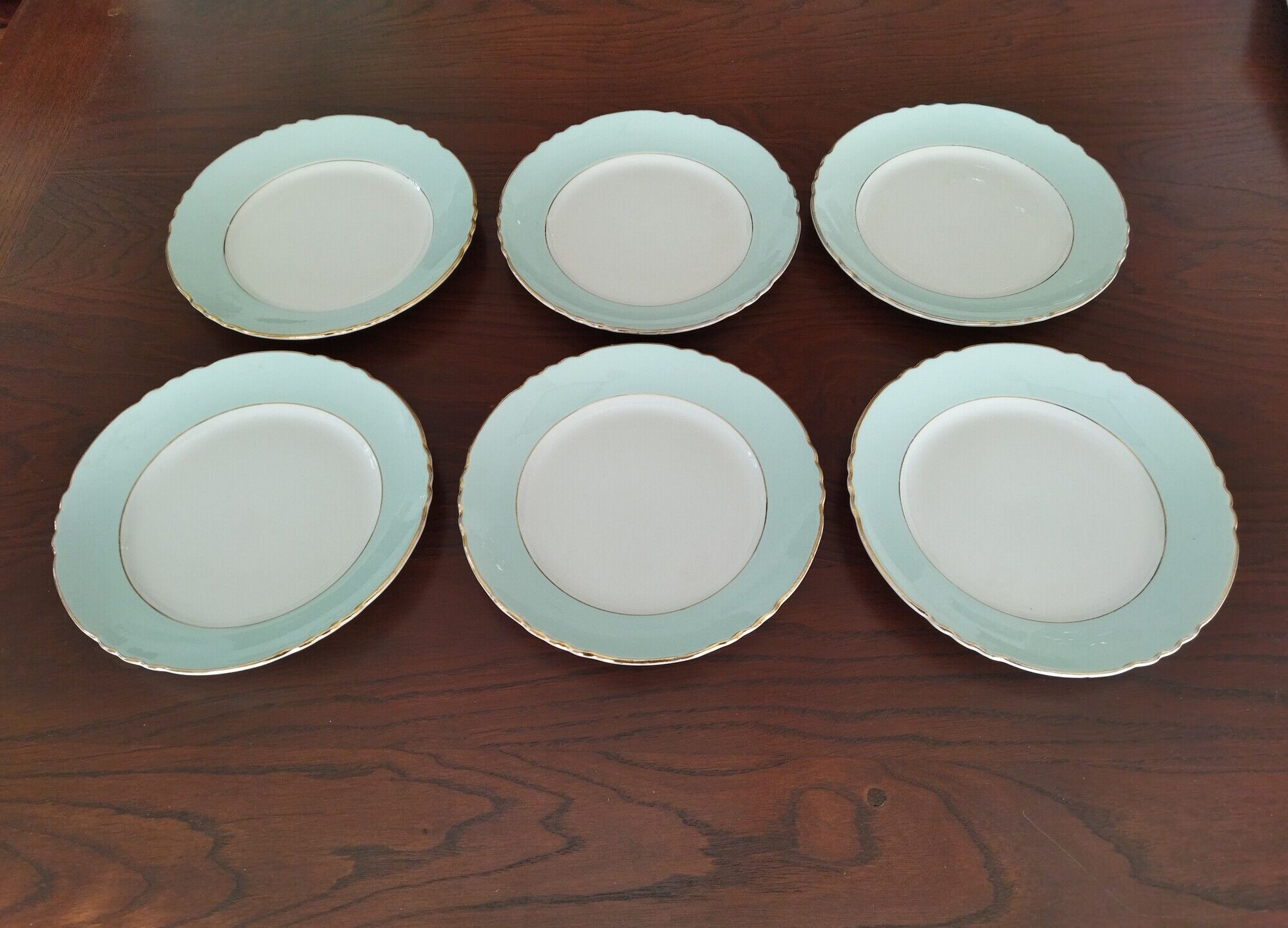Set of 12 flat plates Orchies Nord "Callisto"