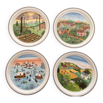 Lot of decorative plates villeroy & boch