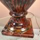 Lampe luxe céramique marbrée années 80