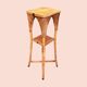 Sellette vintage porte plantes en osier