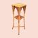 Sellette vintage porte plantes en osier