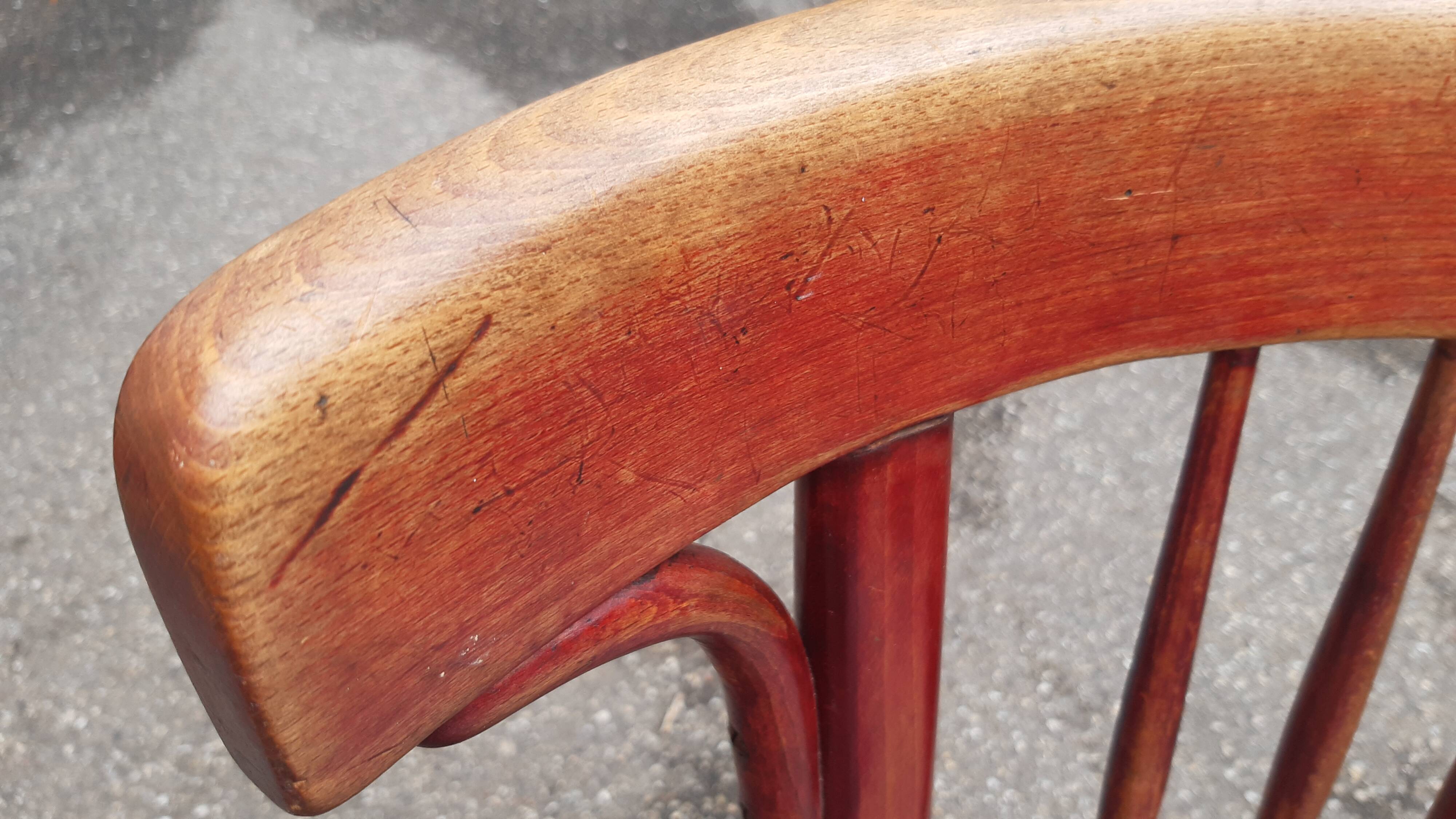 Set of 4 Thonet bistro chairs