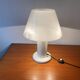 Guzzini lamp, white lacquered metal, height 55cm, 1970s vintage