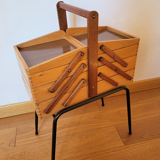 Vintage worker metal base